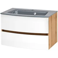 WELLTIME Waschtisch »Kaunas«, Breite 80 cm, mit Soft-Close Funktion