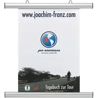 Franken Klemmleisten 60,0 cm silber Wandmontage, 2 St.