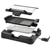 G3 Ferrari Gratella XL Grillpfanne, Glas, Schwarz