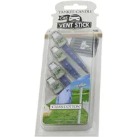 Yankee Candle Clean Cotton Vent Stick Auto-Duftklammern 4 St.