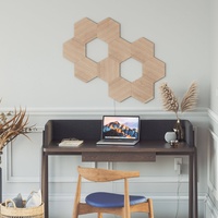 Nanoleaf Elements Wood Look Hex Exp Pk 3 Panels