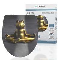 Schütte WC-Sitz Relaxing Frog Duroplast mit Absenkautomatik & Schnellverschluss