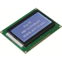 Joy-It LCD-Display Weiß Blau 128 x 64 Pixel (B