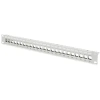 Digitus Modular Patch Panel gesch. 24Port,Blank,1HE,gr DN-91410