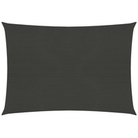 VidaXL Sonnensegel 160 g/m2 Anthrazit 4x5 m HDPE