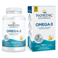 Nordic Naturals Omega-3 690 mg 180 Weichgelkapseln Zitronengeschmack