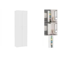 VidaXL TV-Schrank Weiß 60x32x190 cm Holzwerkstoff