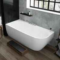 Hoesch iSENSI Eck-Badewanne, mit Schürze, 3814.010,
