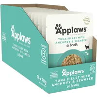 Applaws Thunfischfilets & ganze Sardellen 12 x 70 g