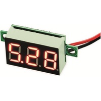 Joy-It Messgerät Voltmeter mit 3-Ziffer LED-Diplay, 3 bis 30