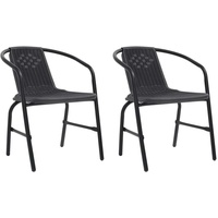 VidaXL Rattan-Optik Gartenstuhl 62 x 55 x 74 cm