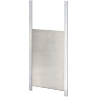 Kerbl Hühner Schiebetür 220 x 330mm Alu Silber, 22x33