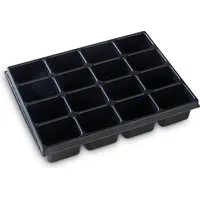 BS Systems Kleinteileeinsatz i-BOXX® 72 B349xT265xH63mm Polystyrol m.16 Mulden