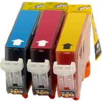 Ampertec kompatibel zu Canon CLI-521 CMY