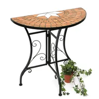 DanDiBo Ambiente DanDiBo Konsolentisch Wandtisch 120041 Beistelltisch Metall Mosaik