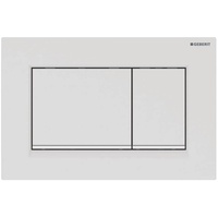 Geberit Sigma30 Betätigungsplatte für 2-Mengen-Spülung weiß matt/weiß/weiß matt lackiert/weiß