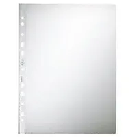 Leitz Prospekthüllen 4704 DIN A4 transparent genarbt 0,10 mm,