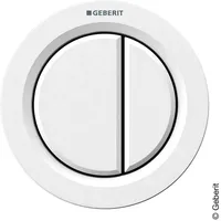 Geberit Typ 01 pneumatisch, für Badmöbel, Kunststoff, weiß-alpin