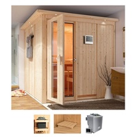 Karibu Sauna Romina, BxTxH: 210 x 210 x 202