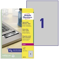 Avery Zweckform L6013-8 Typenschild-Etiketten 210 x 297 mm, 8