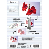 Olympia Laminierfolien glänzend 125 Mikron