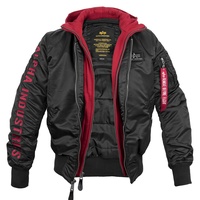 Alpha Industries Ma-1 D-tec Se Jacke Black / Red