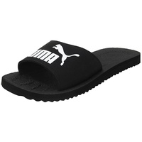 Puma Purecat Badelatschen black/white 40.5
