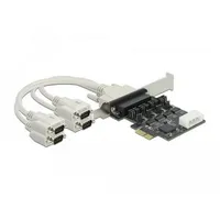 DeLock PCI-Express-Karte 89895 4x RS-232 mit Spannungsversorgung, Kontrollerkarte