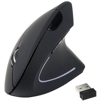 Equip Ergonomic Wireless Mouse schwarz, USB (245110)