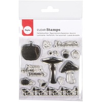 Rayher Clear Stamps Herbstleuchten, Bogen 102,5 x 97 mm,