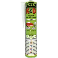 Petec K+D Karosserie Kleb- Dichtmasse, weiß,