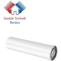 Buderus BOSCH Abgaszubehör FC-C80-1000 Rohr konzentrisch d:80/125 mm, L:1,0