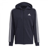 Adidas Essentials French Terry 3-Streifen Kapuzenjacke Legend Ink /