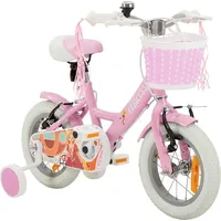 ACTIONBIKES MOTORS Actionbikes Kinderfahrrad Princess 12 Zoll rosa, V-Brake-Bremsen,