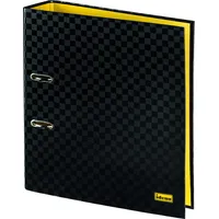 IDENA Ordner, A4, schwarz FSC-Mix (A4, 74 cm Rücken,