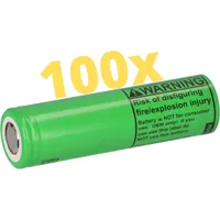 LG Chem 100x LG INR18650-MJ1 3,7V 3500mAh 10A unprotected