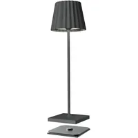 SOMPEX Akku-Tischleuchte Aluminium 38,0 cm inkl. LED anthrazit