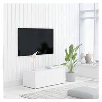 VidaXL TV-Schrank Weiß 80x34x30 cm Holzwerkstoff