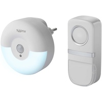 Sygonix SY-4510762 Funkklingel Komplett-Set batterielos, mit Blitzlicht, mit Bewegungsmelder,