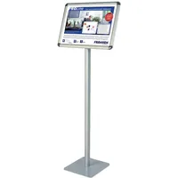 Franken Infoständer silber DIN A3 28,0 x 28,0 x