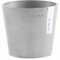 Ecopot Ecopots Pflanztopf Amsterdam Mini Weißgrau 13 cm