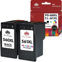 Toner Kingdom 560XL 561XL Tintenpatronen Ersatz für Canon PG-560XL