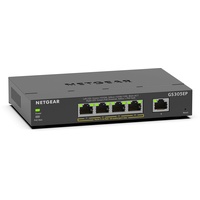 Netgear GS305EP 5 Port Gigabit PoE+ Smart Managed Plus