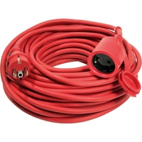 As - Schwabe as Schwabe 60262 Strom Verlängerungskabel Rot