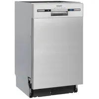 Exquisit EGSP9309-EF-030E Einbau-Geschirrspüler (unterbaufähig, 448 mm breit, Inox)
