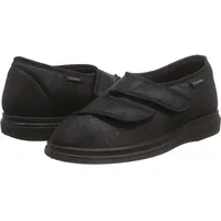 Fischer Markenschuh Fischer Schuhe Hausschuh mit Klett für Herren,