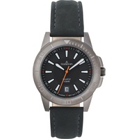 Dugena Armbanduhr für Jungen, Keno Quarz, Edelstahlgehäuse, Lederarmband, 5