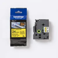 Brother TZe-SL651 schwarz auf gelb 24mm / 8m laminiert