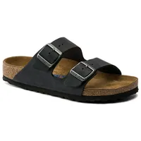 Birkenstock Arizona Weichbettung Naturleder geölt schwarz 39