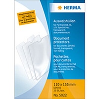 Herma Ausweishülle 5022 110x155mm PP tr 25 Stück